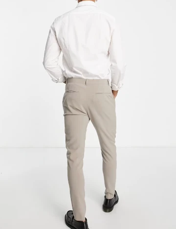 Pantaloni ASOS, bej Crem