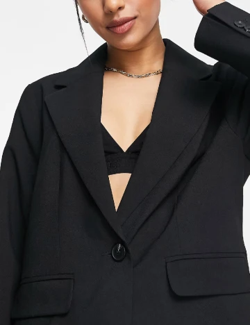 Sacou Top Shop, negru Negru