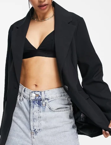 Sacou Top Shop, negru Negru