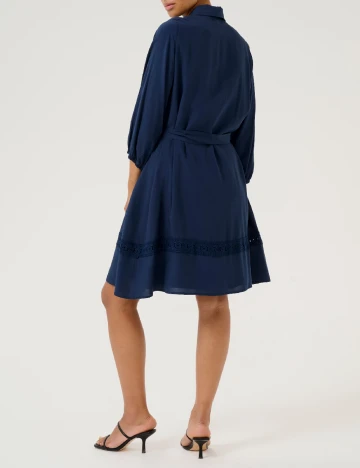 Rochie scurta Kaffe, bleumarin inchis