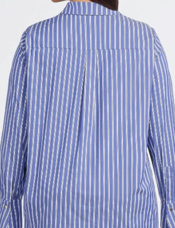 Camasa Karen Millen Plus Size, albastru