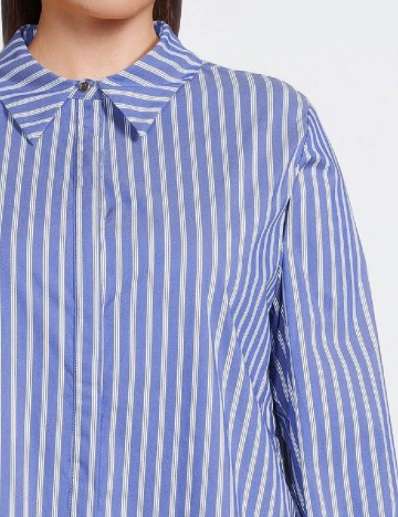 Camasa Karen Millen Plus Size, albastru