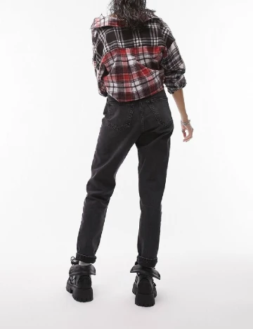 Blugi Top Shop, gri inchis