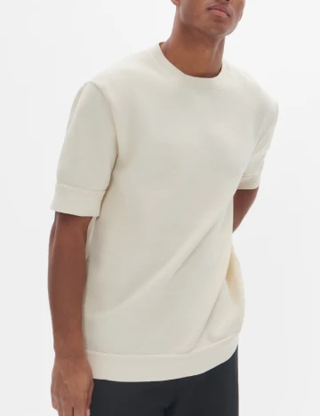 Tricou Matinique, crem