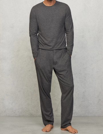 Bluza de pijama HACKETT, gri