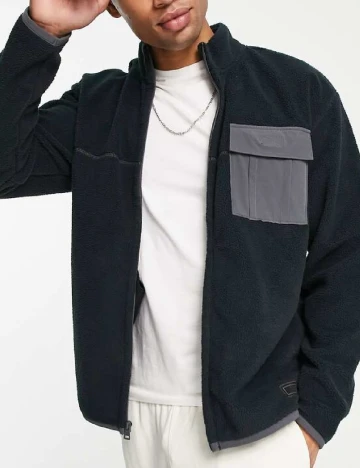 Jacheta Hollister, bleumarin inchis Albastru
