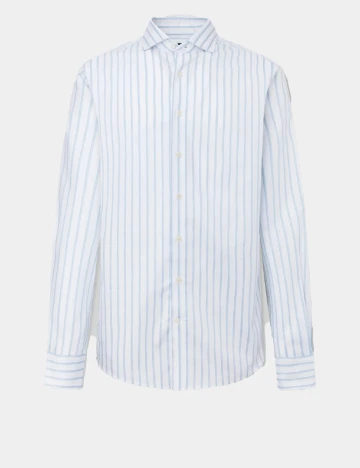 Camasa HACKETT, alb/albastru