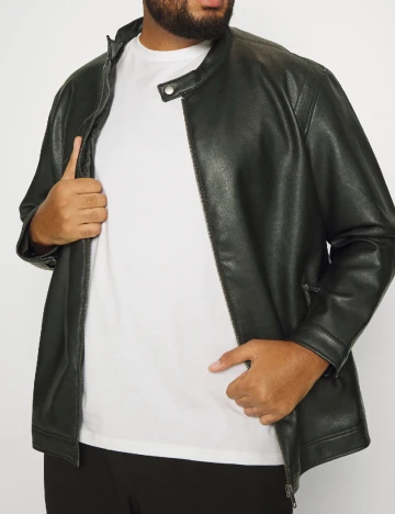 Jacheta Jack&Jones Plus Size Men, negru