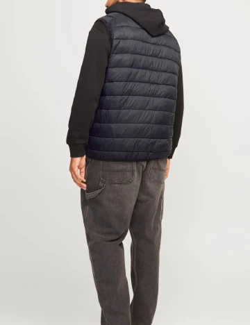 Vesta Jack&Jones Plus Size Men, negru Negru
