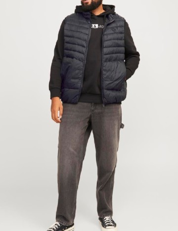 Vesta Jack&Jones Plus Size Men, negru