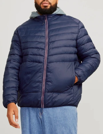 Geaca Jack&Jones Plus Size Men, bleumarin Albastru