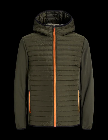 Geaca Jack&Jones Plus Size Men, verde Verde