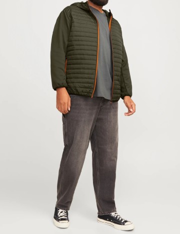 Geaca Jack&Jones Plus Size Men, verde