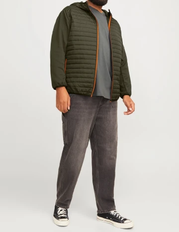 Geaca Jack&Jones Plus Size Men, verde Verde