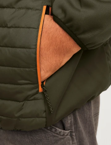 Geaca Jack&Jones Plus Size Men, verde Verde