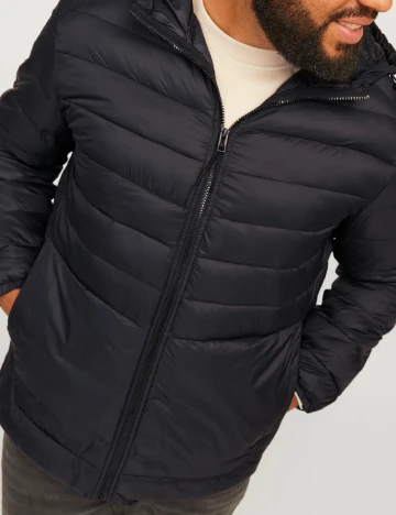 Geaca Jack&Jones Plus Size Men, negru Negru