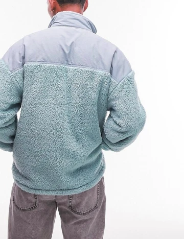 Jacheta Oversize Topman, albastru Albastru