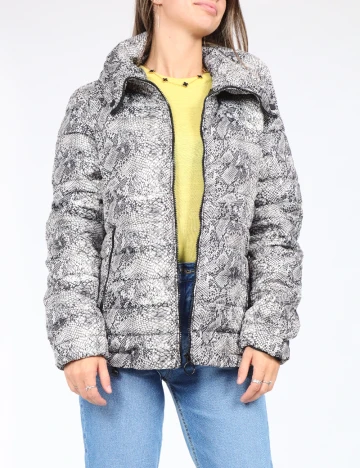 Geaca Piazza Italia, imprimeu sarpe Animal print