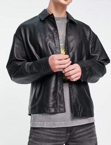 Jacheta Oversize ASOS, negru