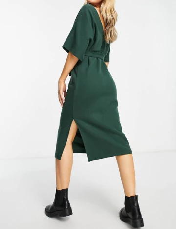 Rochie medie ASOS, verde