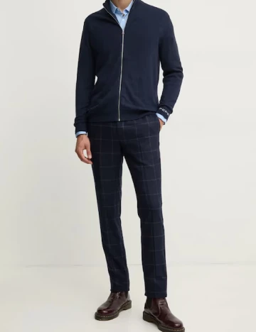Pantaloni HACKETT, bleumarin Albastru