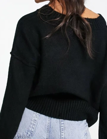 Pulover ASOS Curve, negru Negru