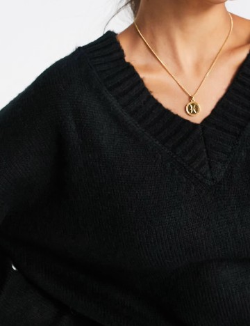 Pulover ASOS Curve, negru