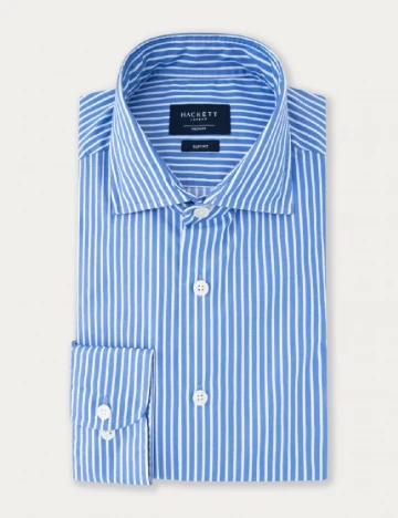 Camasa HACKETT, alb/albastru Albastru