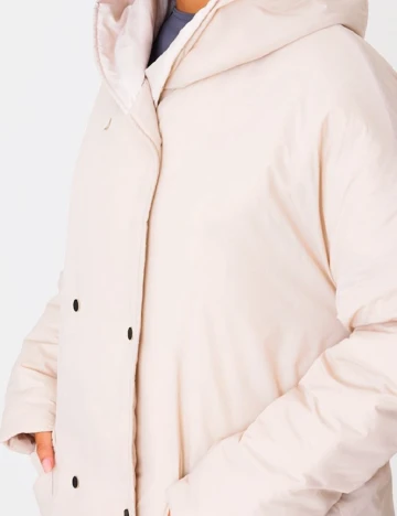 Geaca PrettyLittleThing, crem Crem