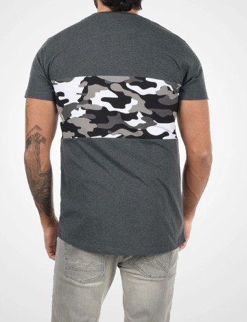 Tricou !Solid, gri
