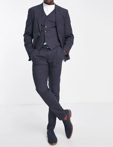 Pantaloni Noak, albastru Albastru