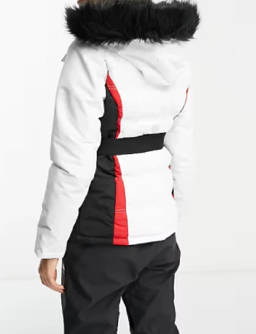 Geaca Threadbare, alb
