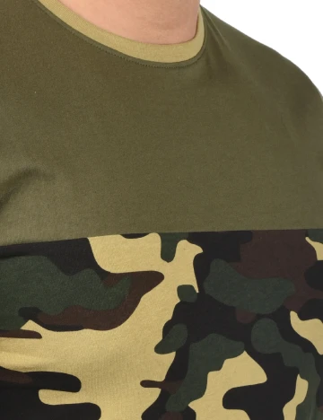 Tricou !Solid, verde Verde