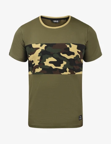 Tricou !Solid, verde Verde