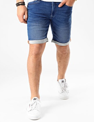 
						Pantaloni scurti BLEND, albastru