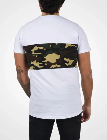 Tricou !Solid, alb Alb