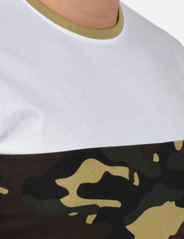Tricou !Solid, alb