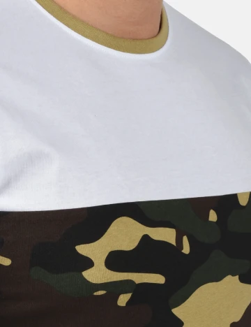 Tricou !Solid, alb Alb