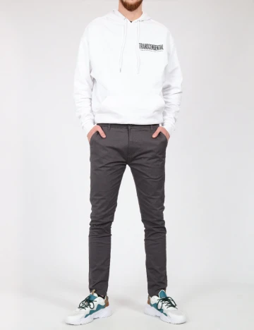 Pantaloni 11 Project, gri inchis