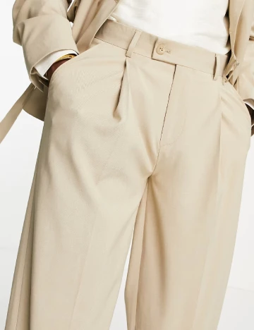 Pantaloni ASOS, crem Crem