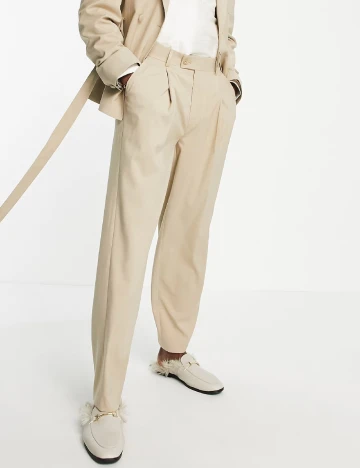Pantaloni ASOS, crem Crem