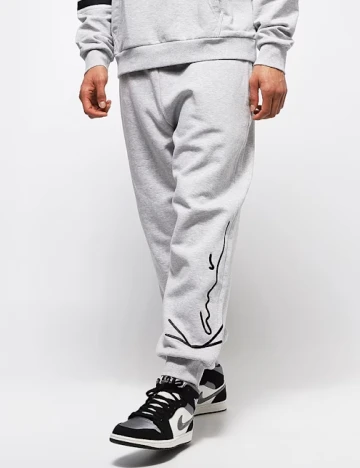 Pantaloni Karl Kani, gri