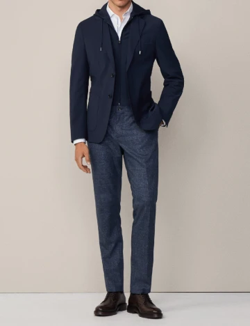 Sacou HACKETT, bleumarin Albastru