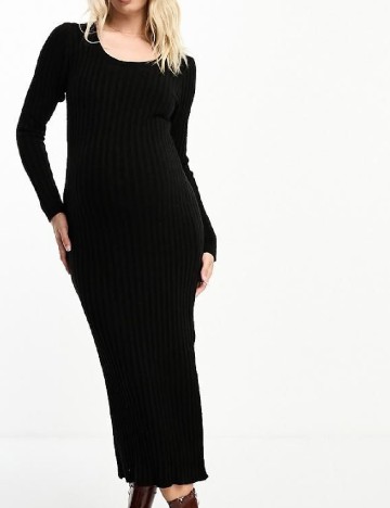
						Rochie lunga Asos Maternity, negru