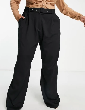 Pantaloni ASOS Curve, negru Negru