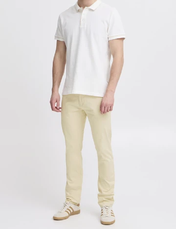 Pantaloni BLEND, crem