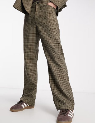 Pantaloni COLLUSION, kaki