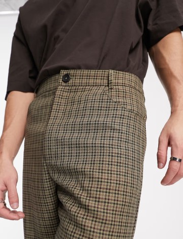 Pantaloni COLLUSION, kaki