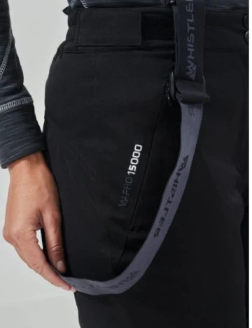 Salopeta de ski Whistler, negru Negru