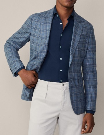 
						Sacou HACKETT, albastru
